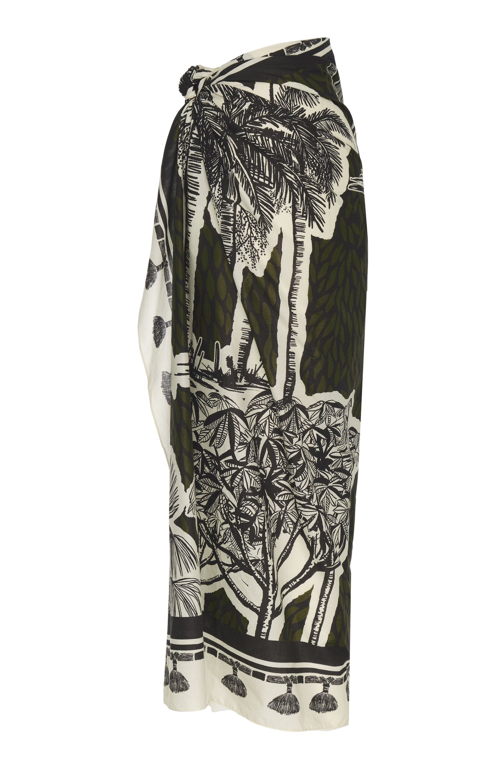 Vintage Print Beach Bikini Set