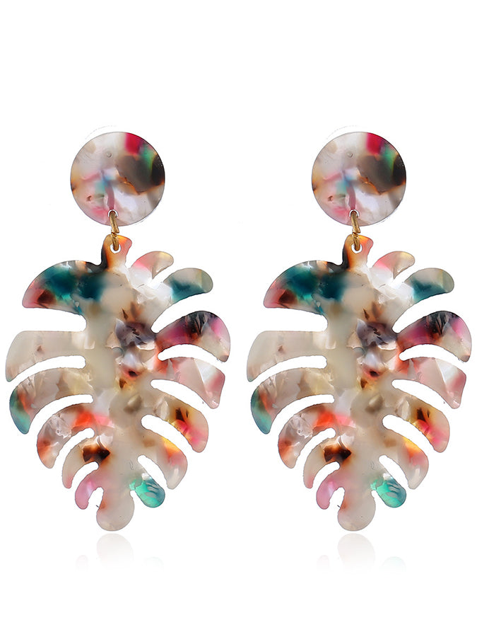 Fashion Vintage Leaves Beach Earrings