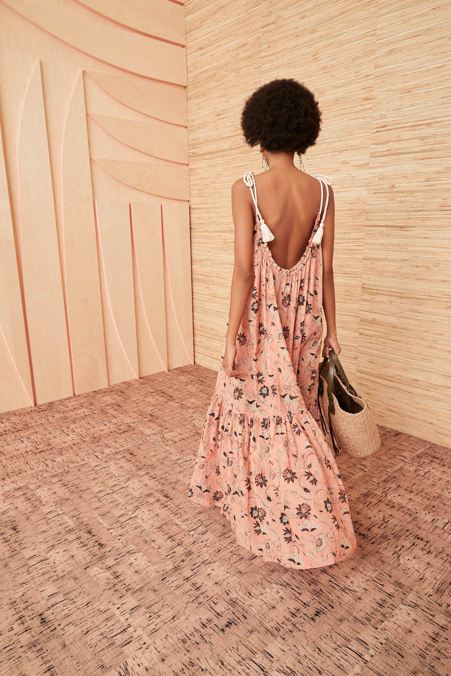 Floral Print One-piece Swimsuit and Dress