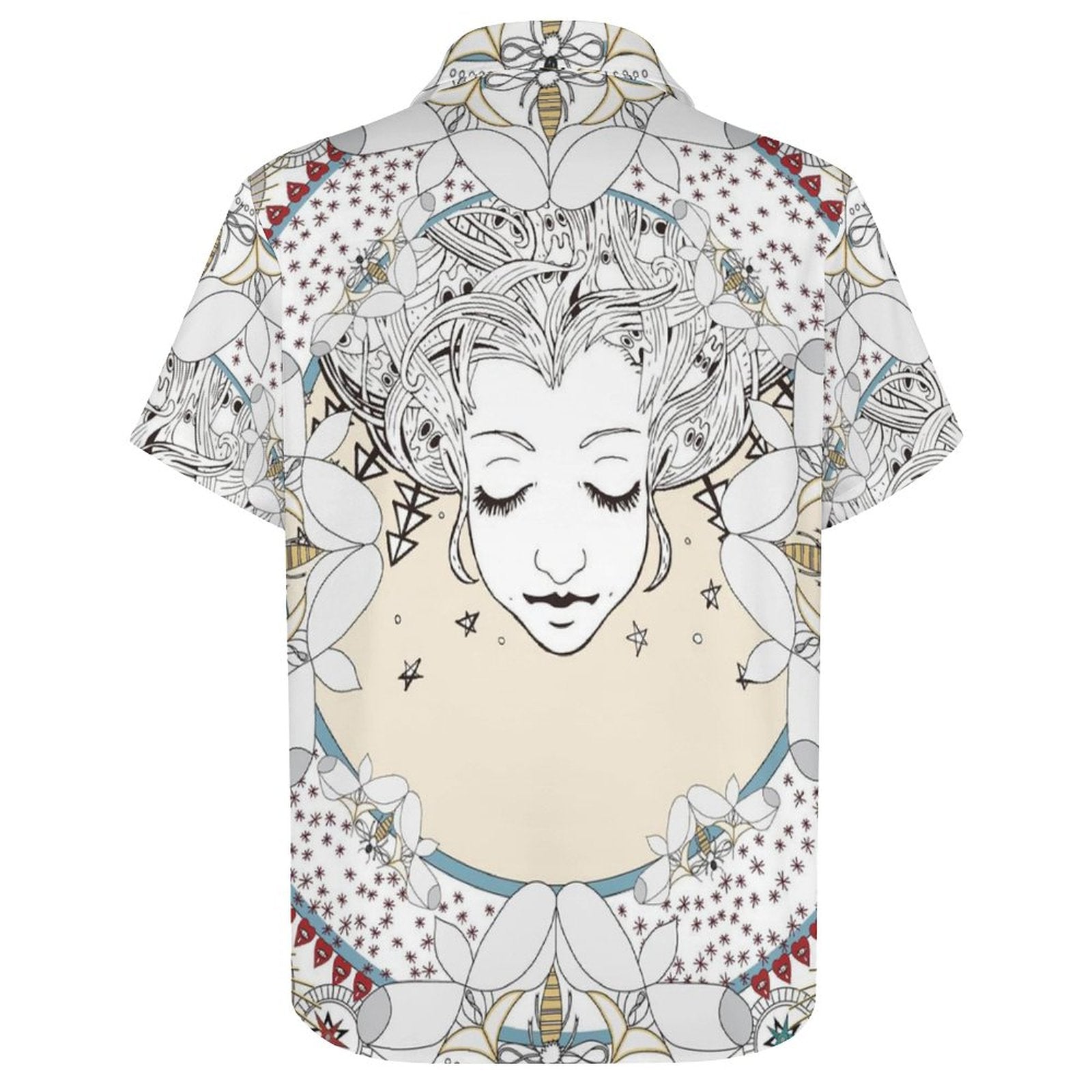 Men's Fashion Casual Printed Short Sleeve Shirts 2306101328