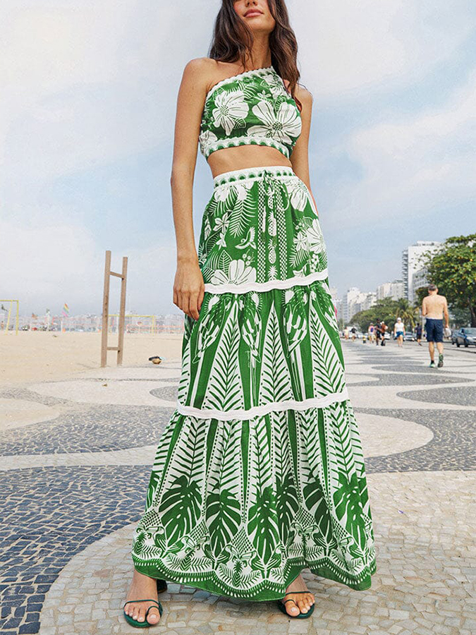 Floral Print One-pieces Swimsuits & Cover-ups