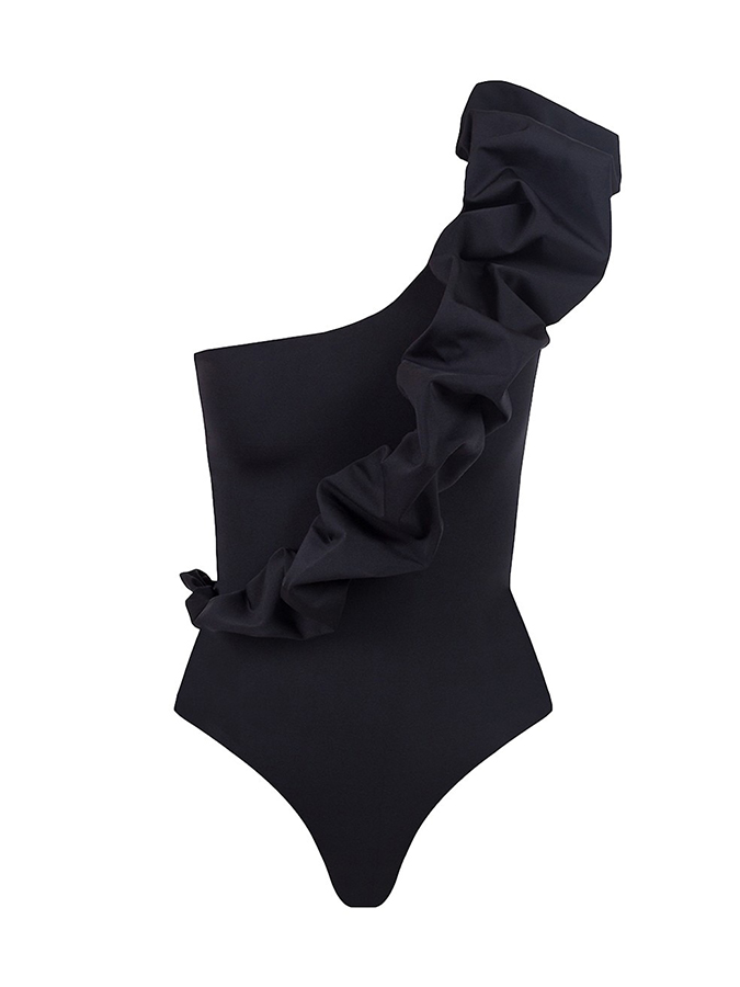 Geometric print swimsuit and cover up