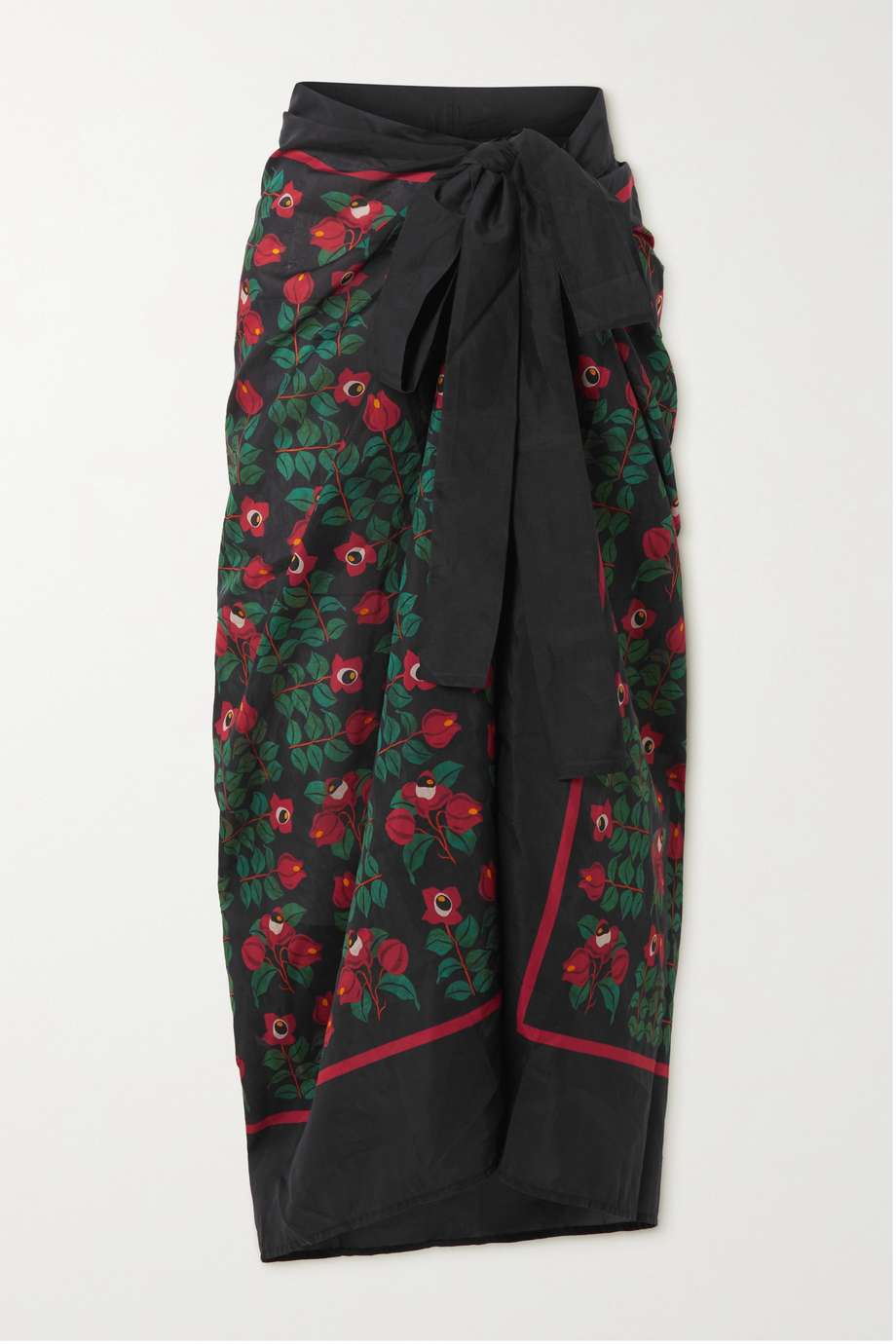 Flower One-piece Swimsuit Set