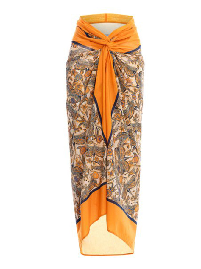 Printed Cutout Tie One Piece Swimsuits & Coverups