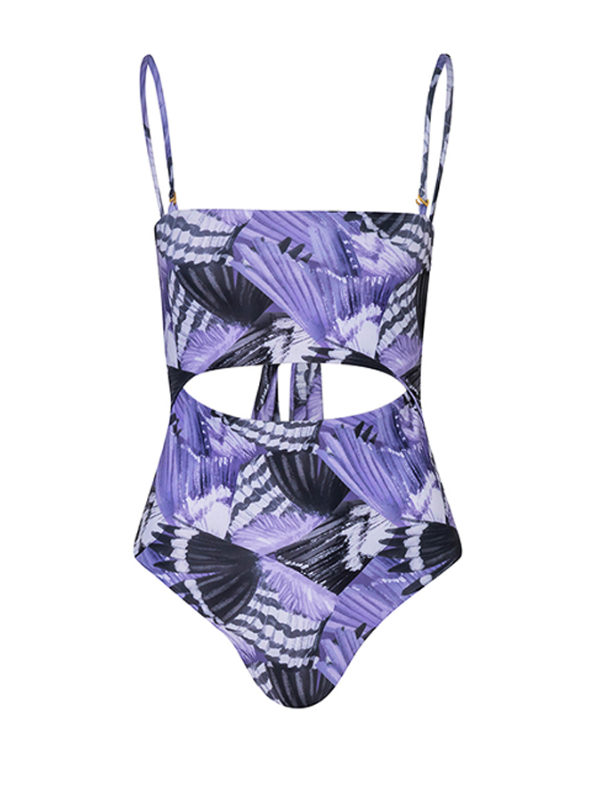 Botanical Print One Piece Swimsuits and Cover Up