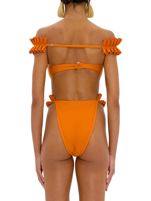 Fashion Sexy Ruffled Bikini