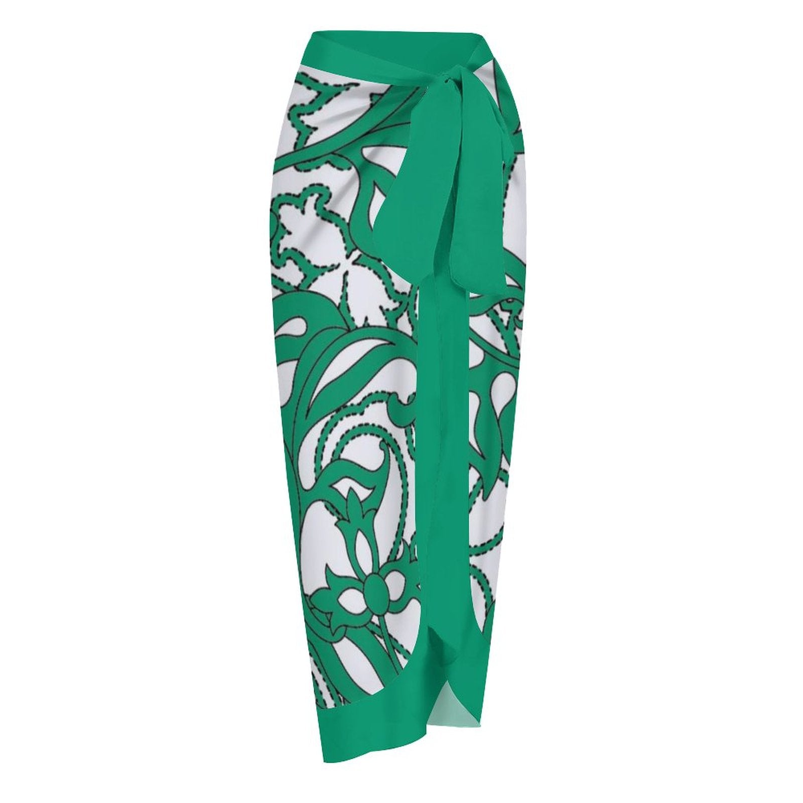 Casual Printed One-Piece Swimsuit And Cover Up 2305104273