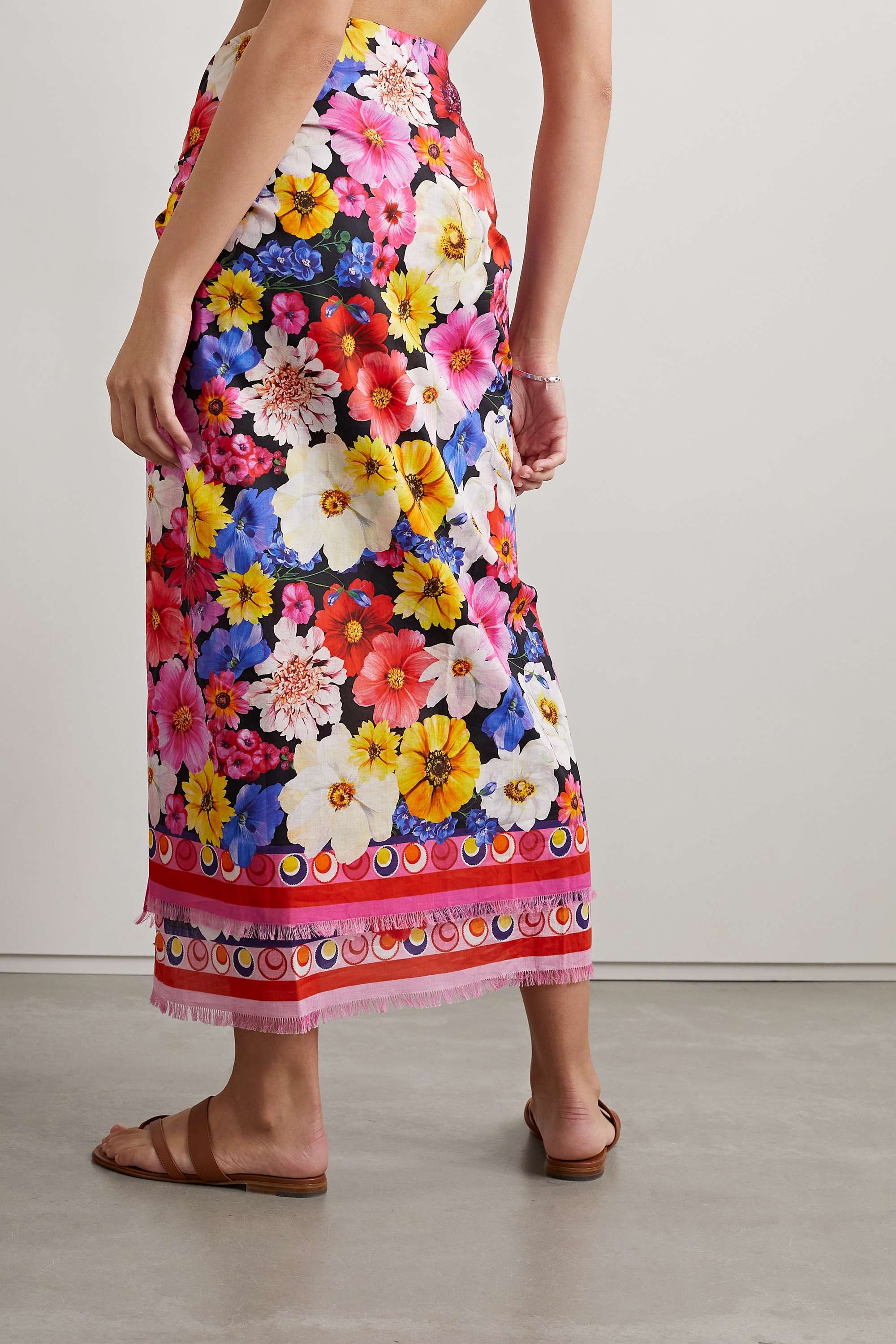 Fashion Floral Print Swimsuit Set