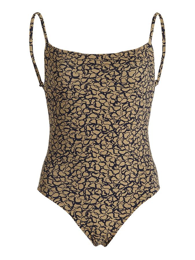 Leopard Print Cutout Fashion One-Piece Swimsuit