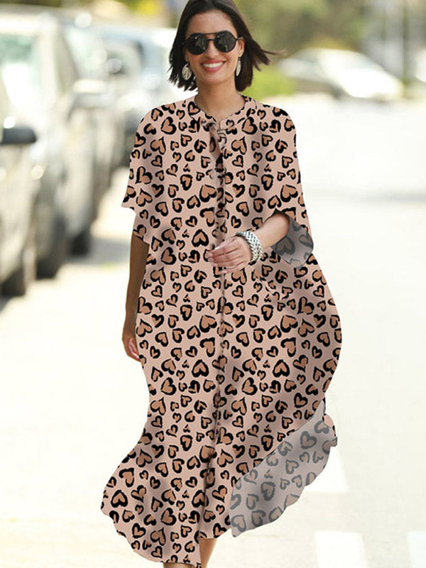 Floral Loose Pocket Cardigan Vacation Beach Cover-Up Swimwear