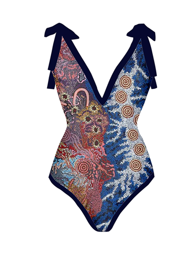 Art Print One Piece Swimsuits and Cover Up