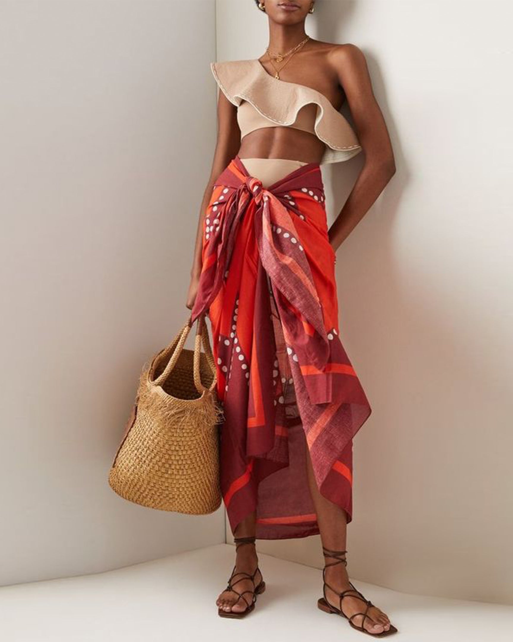 Fashiong High-Waist Reversible Bikini Briefs