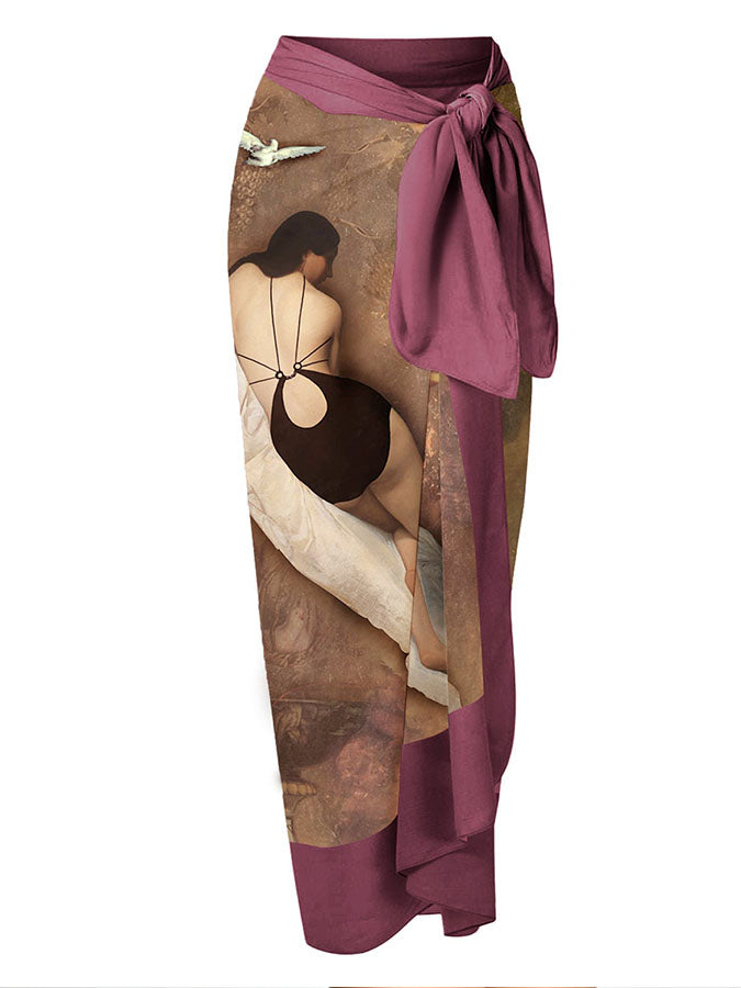 Vintage Print Bikini Set