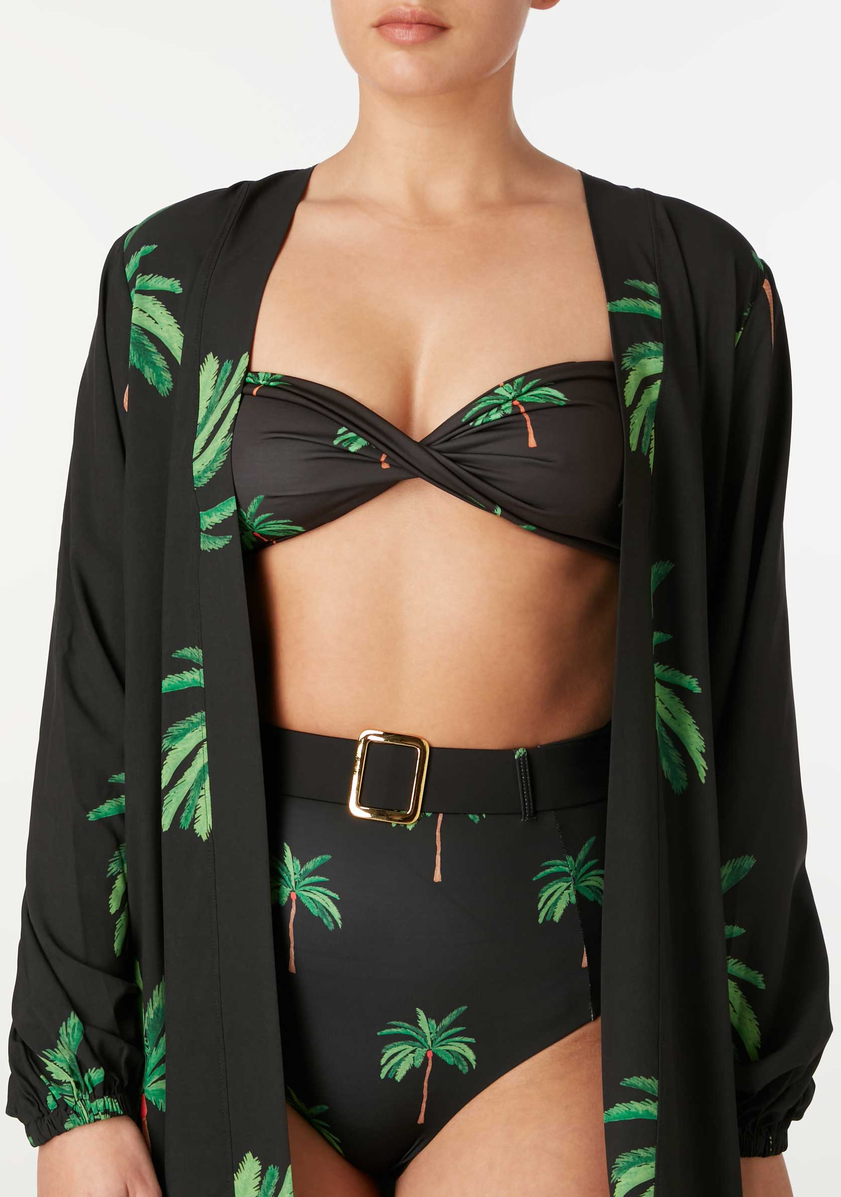 Fashion Print Beach Bikini and Cover Up