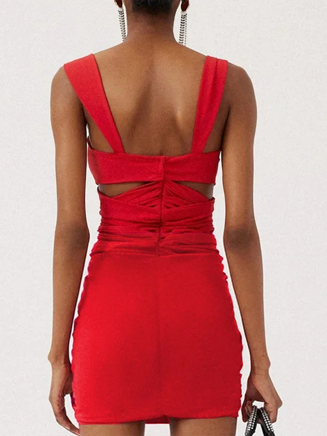 3D Flower Cutout One Piece Swimsuit