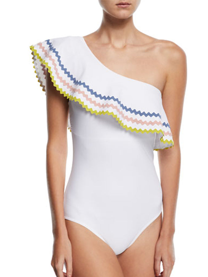 Fashion Ruffle Sexy One Piece Swimsuit