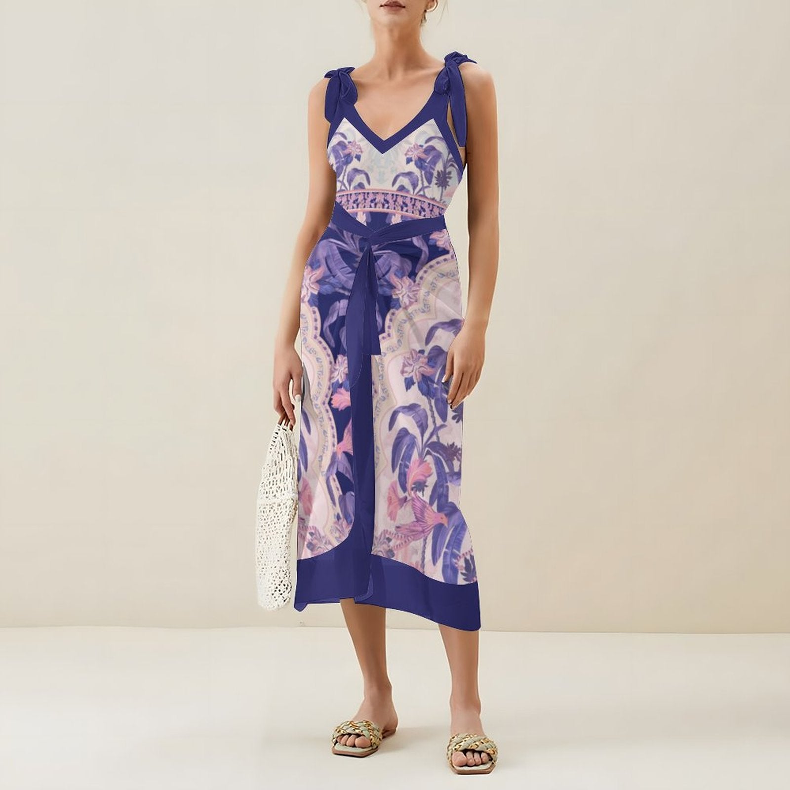 Casual Printed One Piece Swimsuit And Cover Up 2305105541