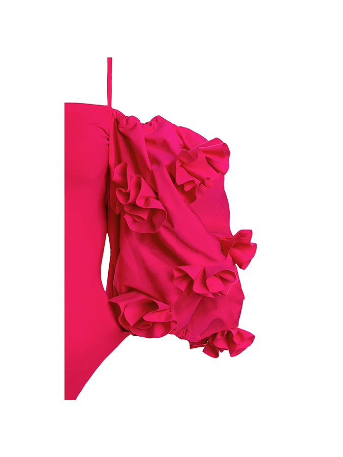 Solid Color Cutout One Piece Swimsuit