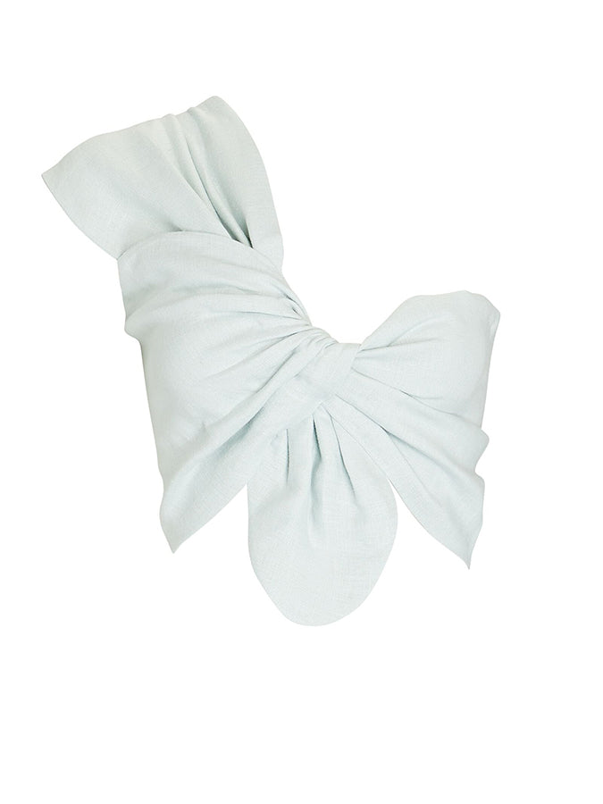 Solid One-Shoulder Swimsuit and Beach Skirt