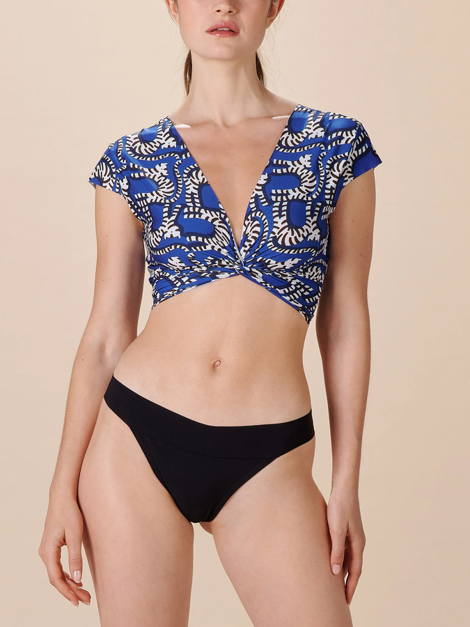 Printed One Piece Swimsuit And Cover Up