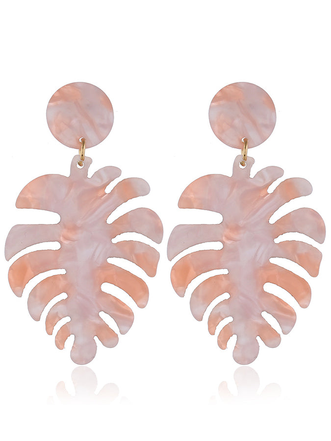 Fashion Vintage Leaves Beach Earrings