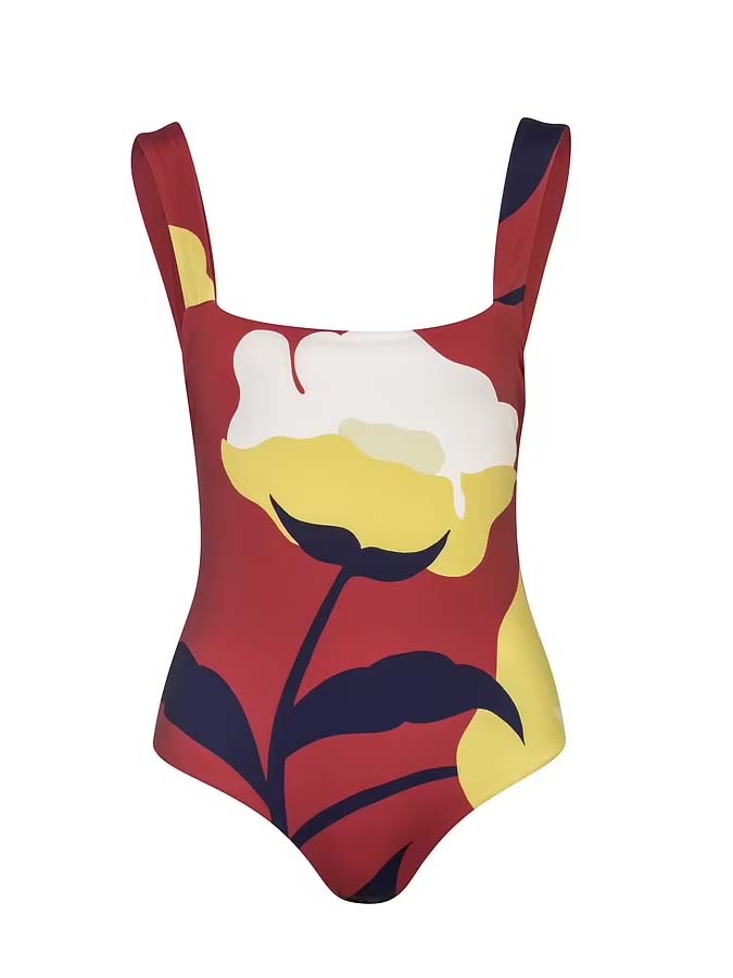 Fashion Print One Piece Swimsuit