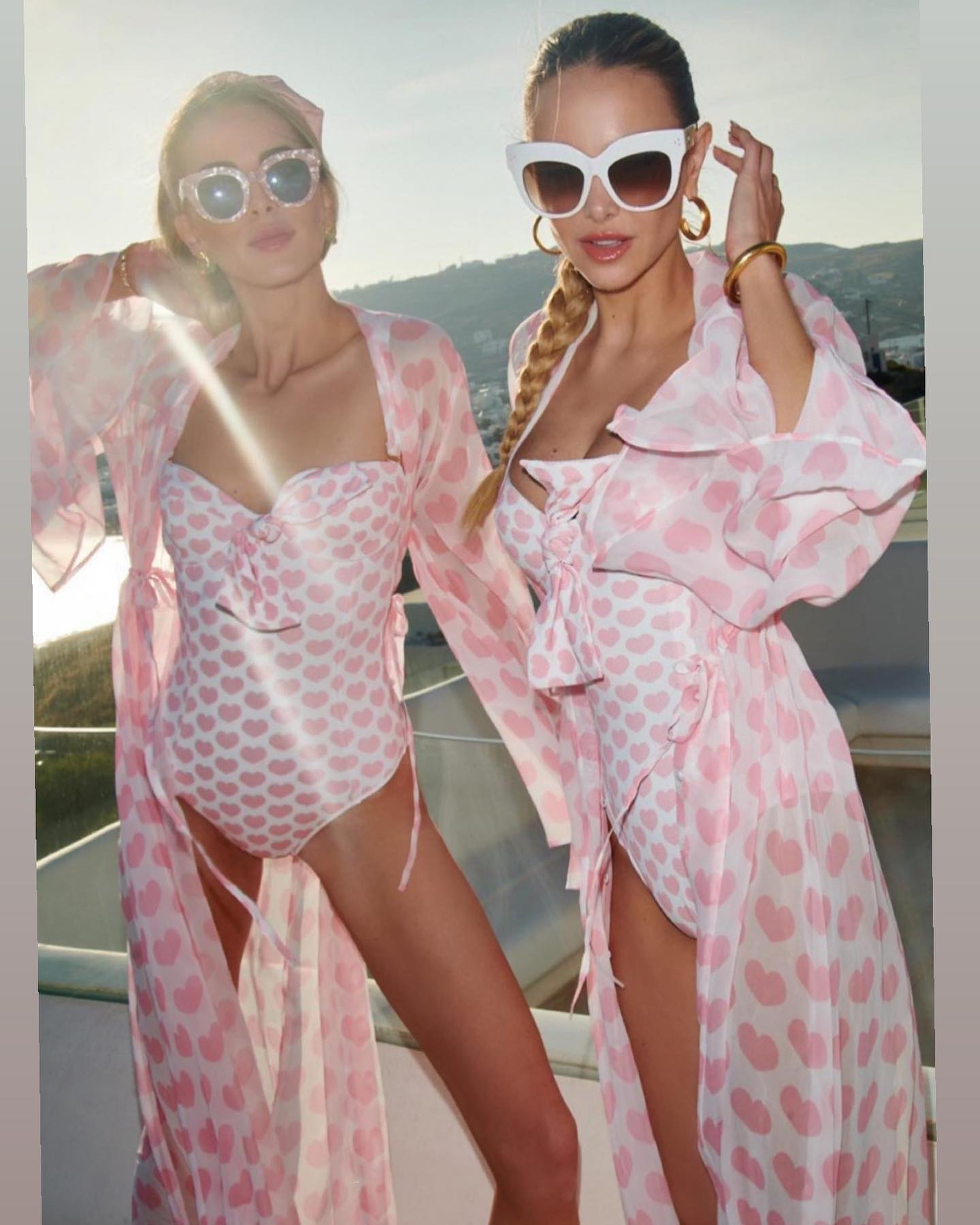 [Copy]Sling Lace Up Printed One Piece Swimsuit And Beach Skirt