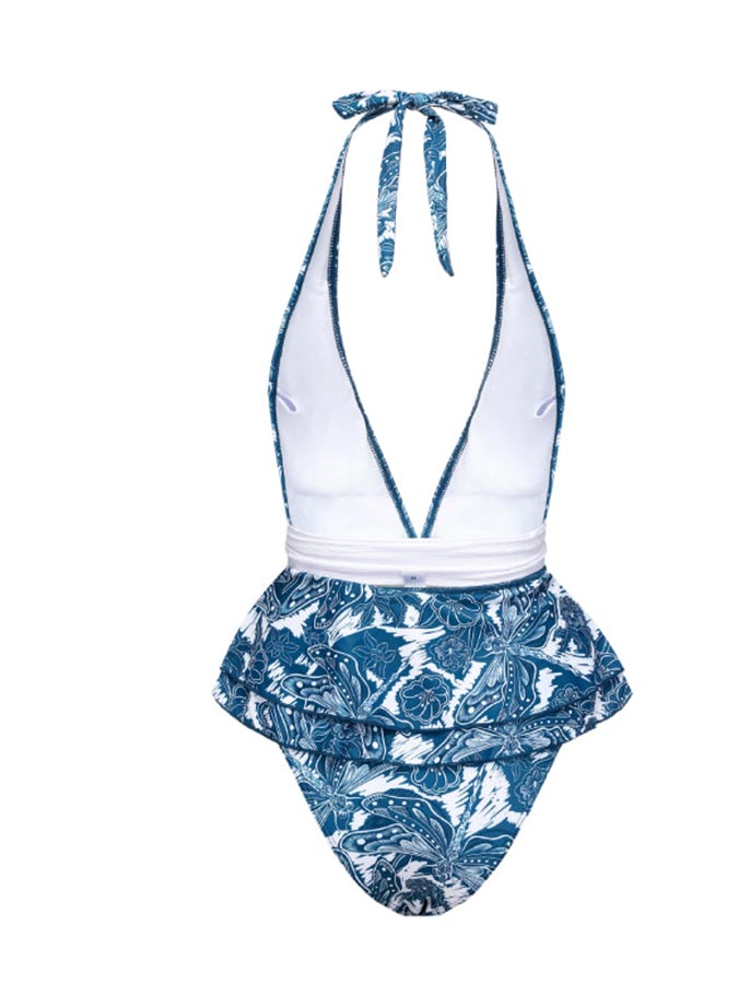 Cutout Panel Fashion One Piece Swimsuit