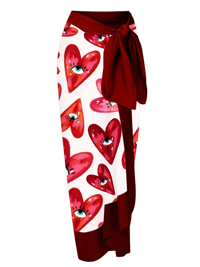 Art Print One Piece Swimsuits and Cover Up