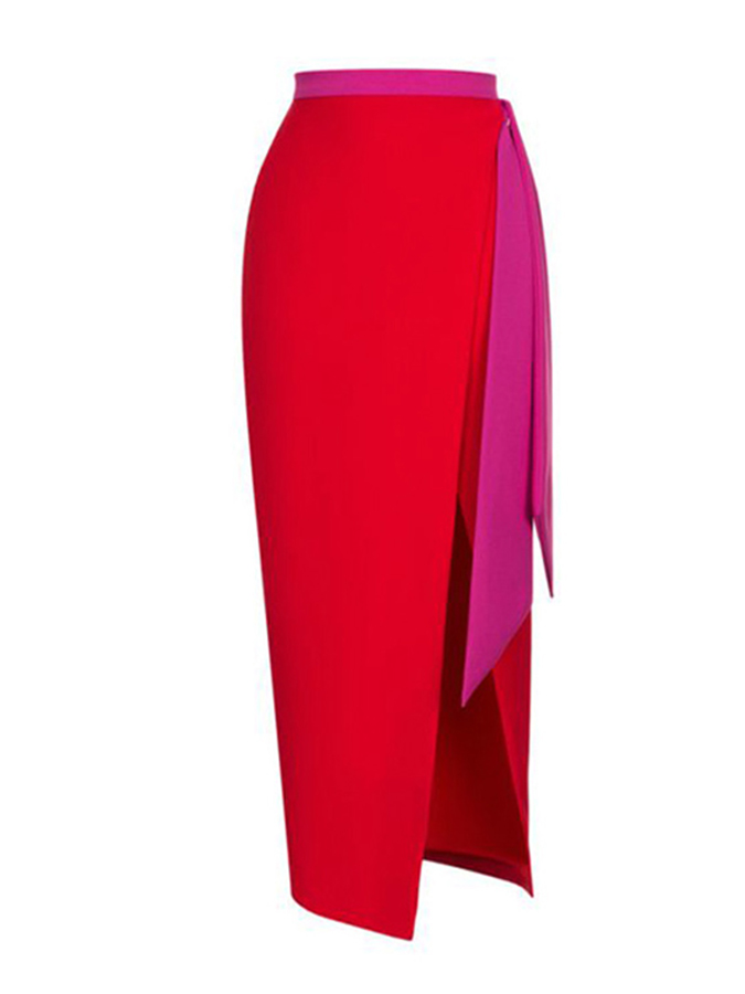 Sling Adjustable Color Block One Piece Swimsuit and Cover Up