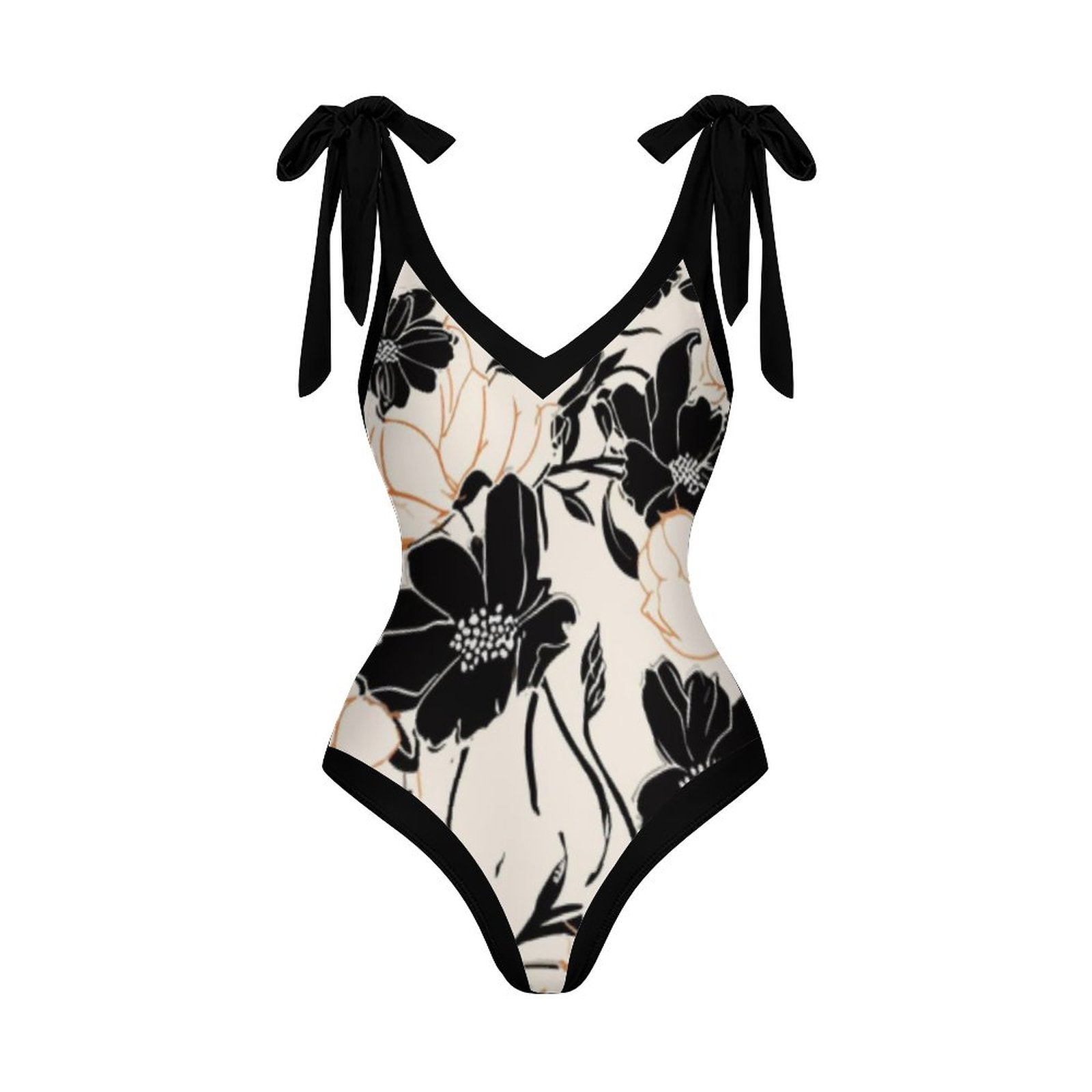 Casual Printed One Piece Swimsuit And Cover Up 2305104923