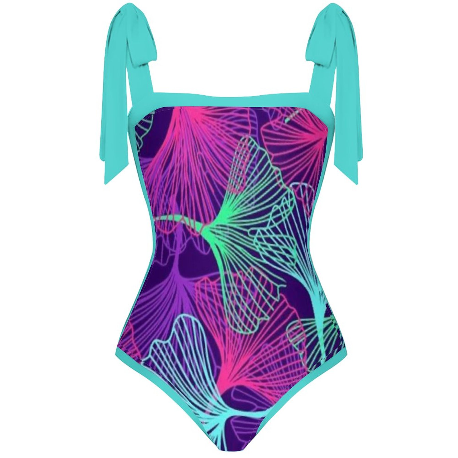 Fashion Printed One Piece Swimsuit And Cover Up 2306103834