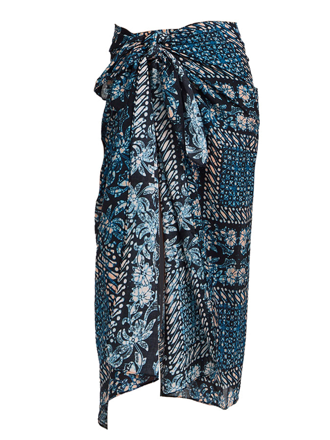 Fashion Vintage Print One Piece Swimsuit and Cover Up