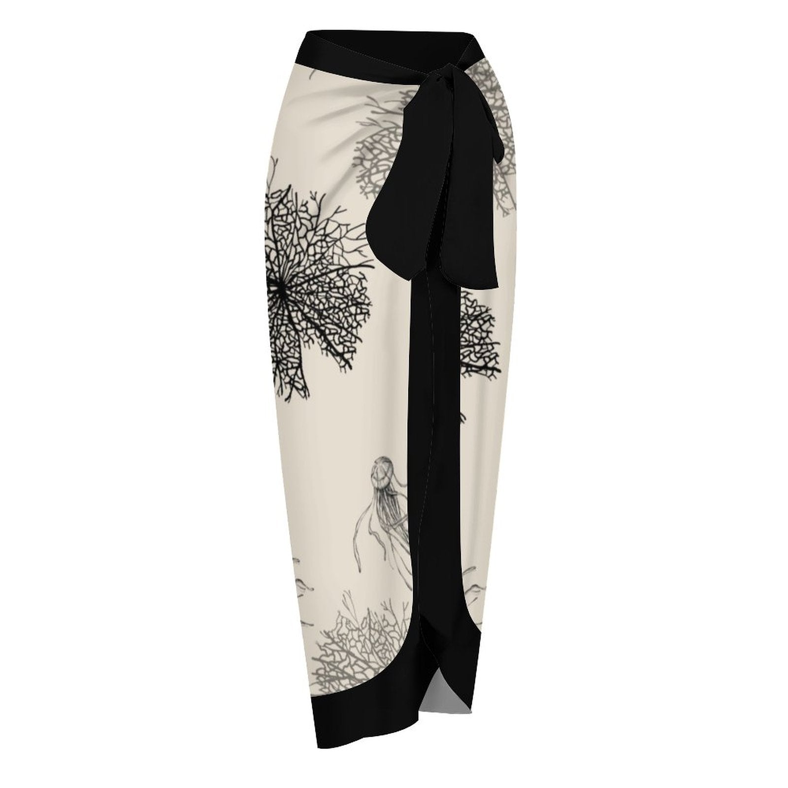 Casual Printed One Piece Swimsuit And Cover Up 2305105072