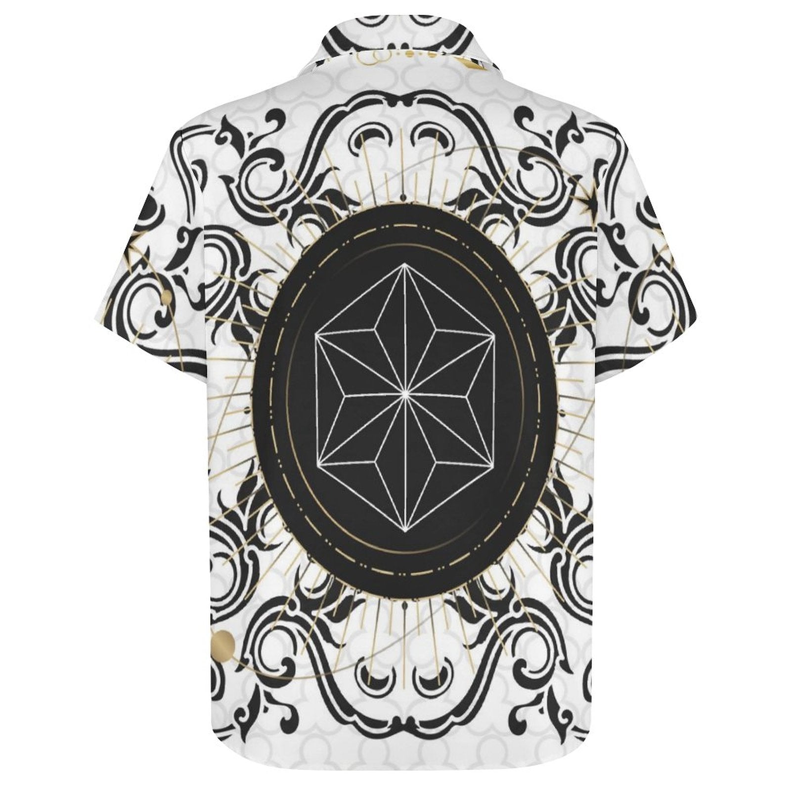 Men's Fashion Casual Printed Short Sleeve Shirts 2306101348