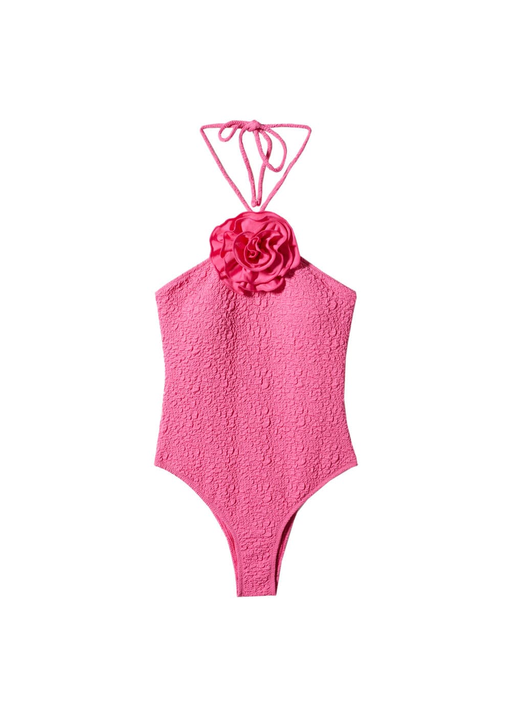 3D Flower Textured swimsuit