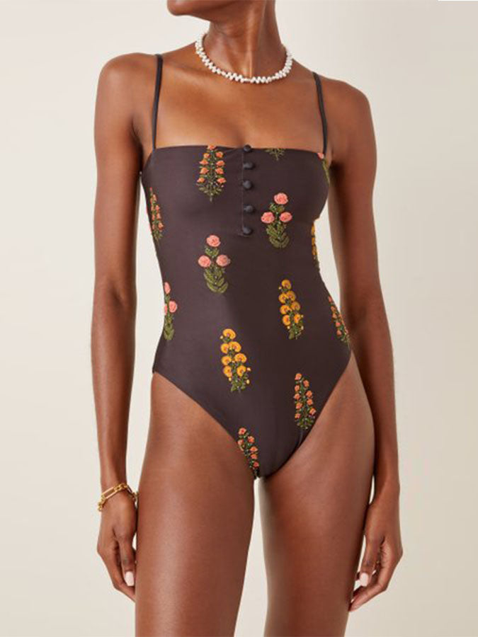Printed One Piece Sexy Fashion Swimsuit