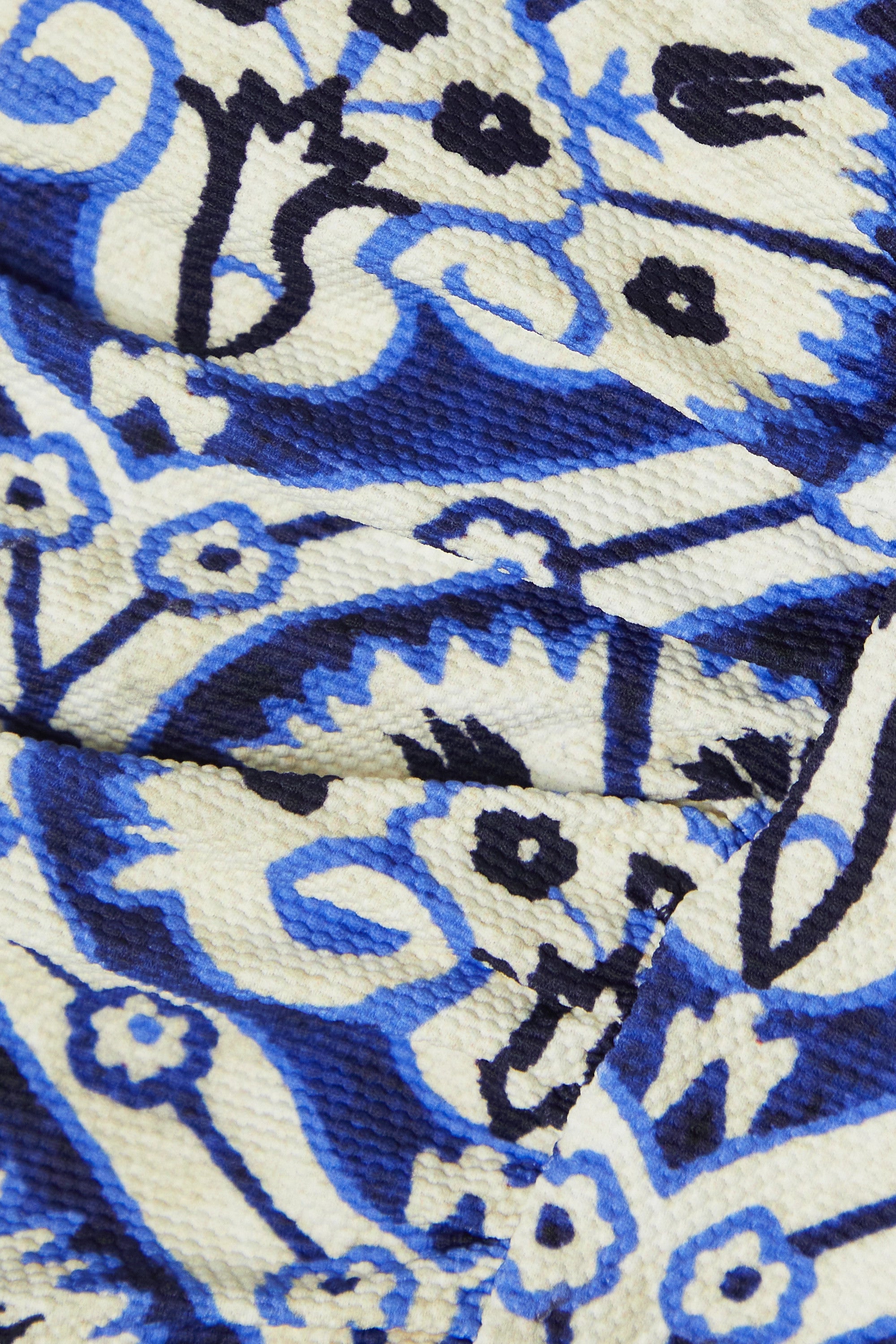 Fashion Ruched Printed Bikini