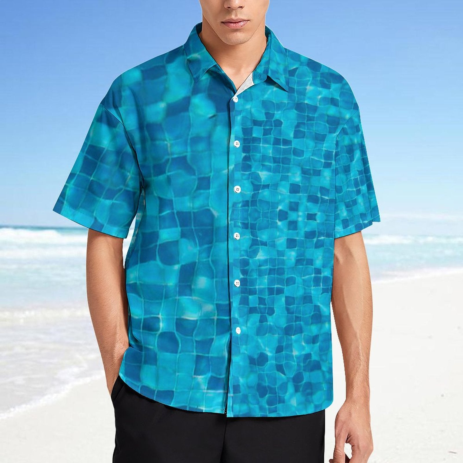 Men's Fashion Casual Printed Short Sleeve Shirts 2306101894