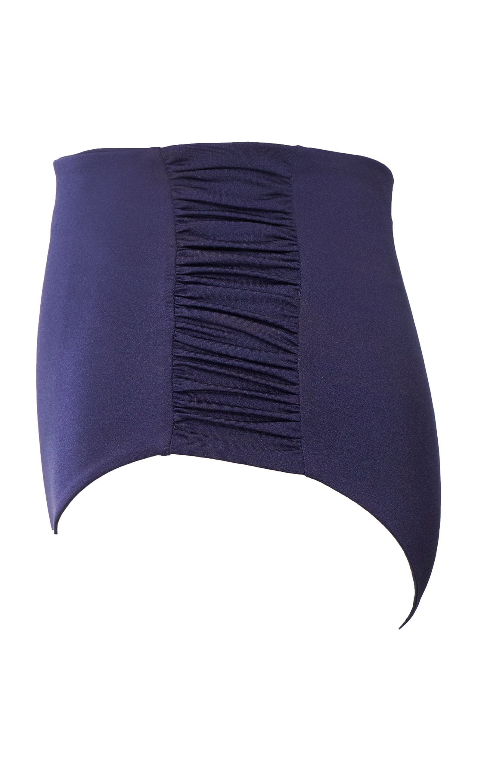 Solid Color Backless Split Swimsuit