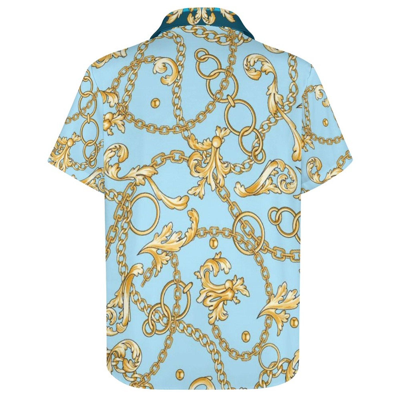 Men's Fashion Casual Printed Short Sleeve Shirts 2306100967