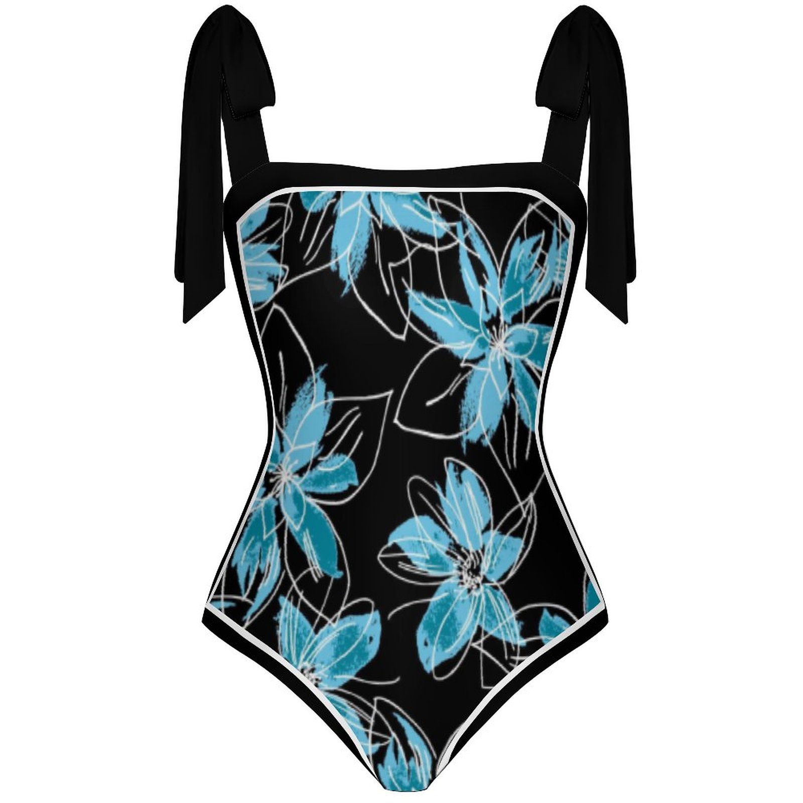 Fashion Printed One Piece Swimsuit And Cover Up 2305104485