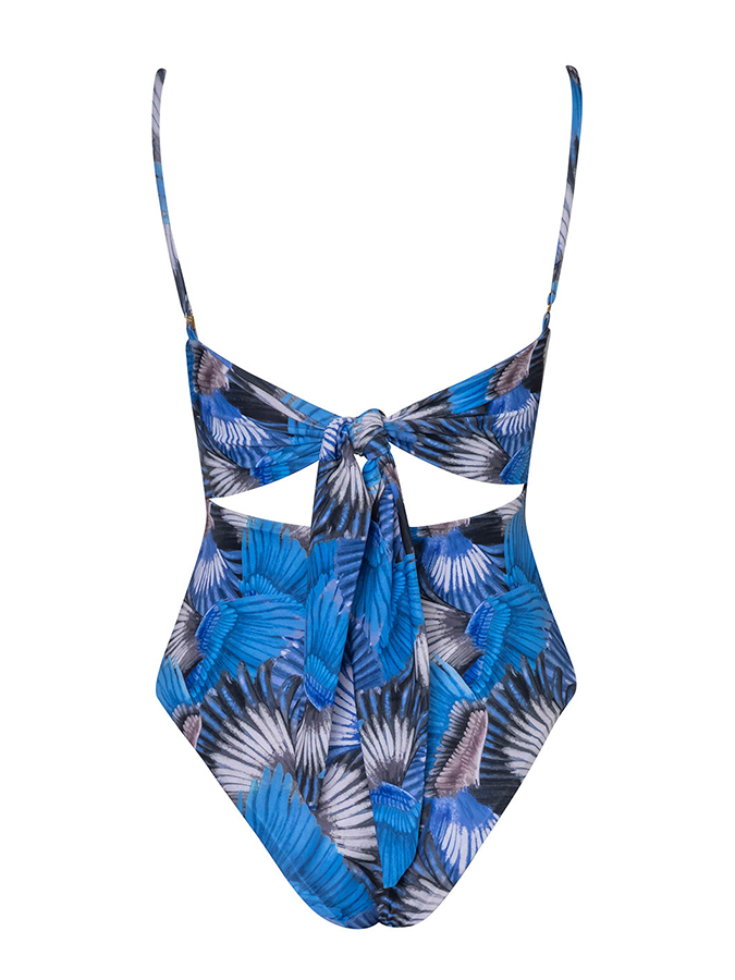 Botanical Print One Piece Swimsuits and Cover Up