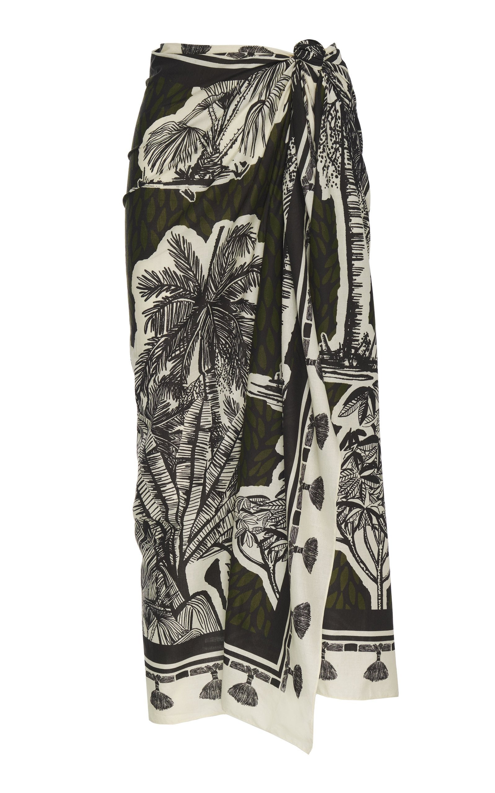 Vintage Print Beach Bikini Set