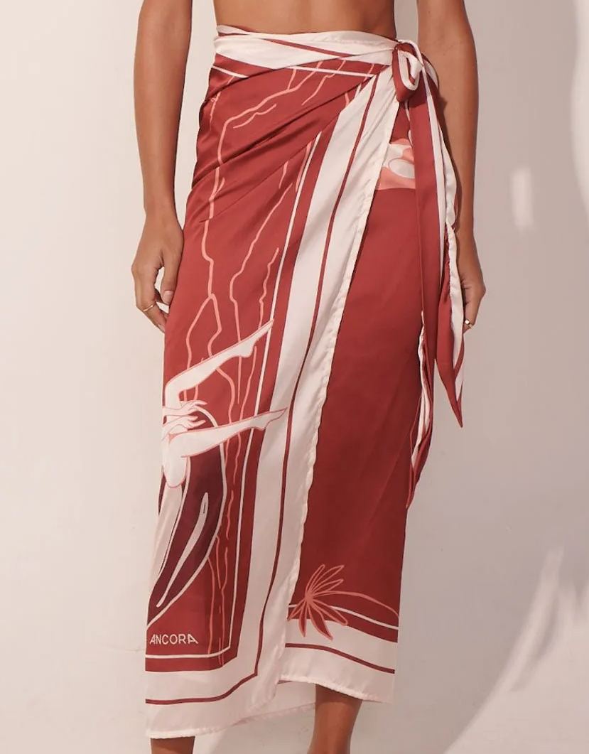 Printed Bikini and Cover Up