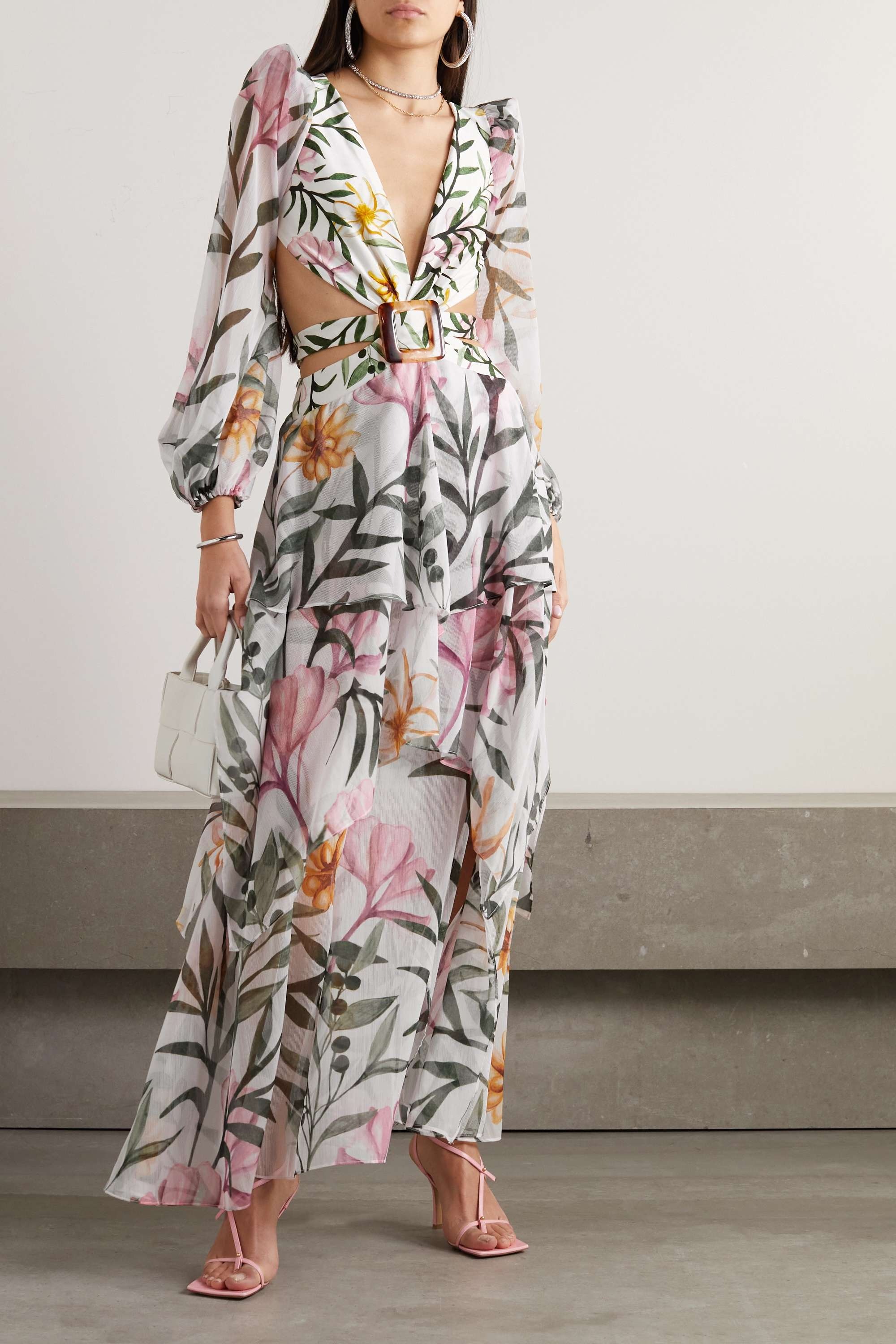 Jasmine Bustier Maxi Dress and Swimsuit