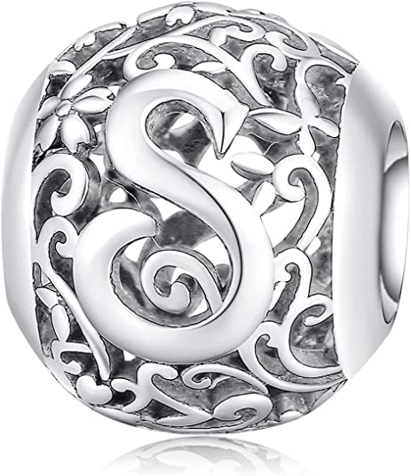 A-Z Initial Charm Beads