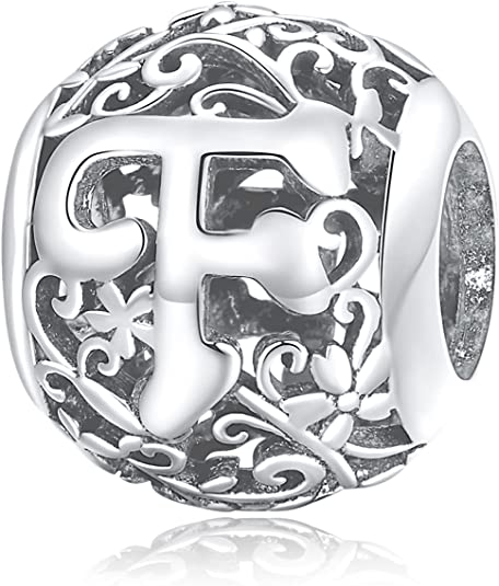 A-Z Initial Charm Beads