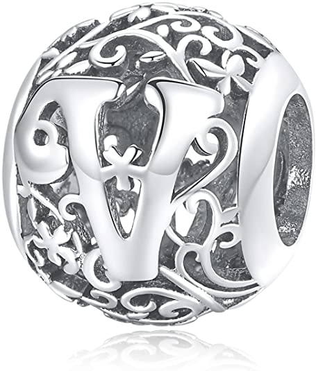 A-Z Initial Charm Beads