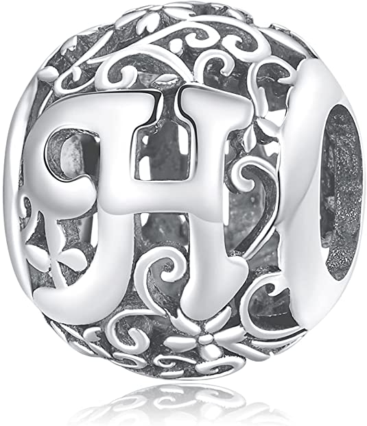 A-Z Initial Charm Beads